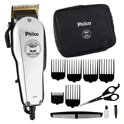 Máquina de Cortar Cabelo Philco Skull Pro