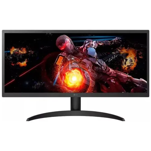 Monitor widescreen curvo com base fixa em formato de garfo