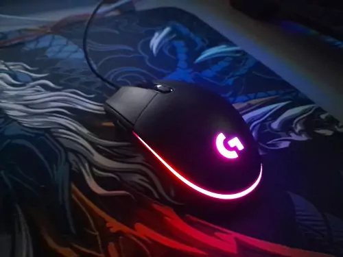 Foto de teste Logitech G203